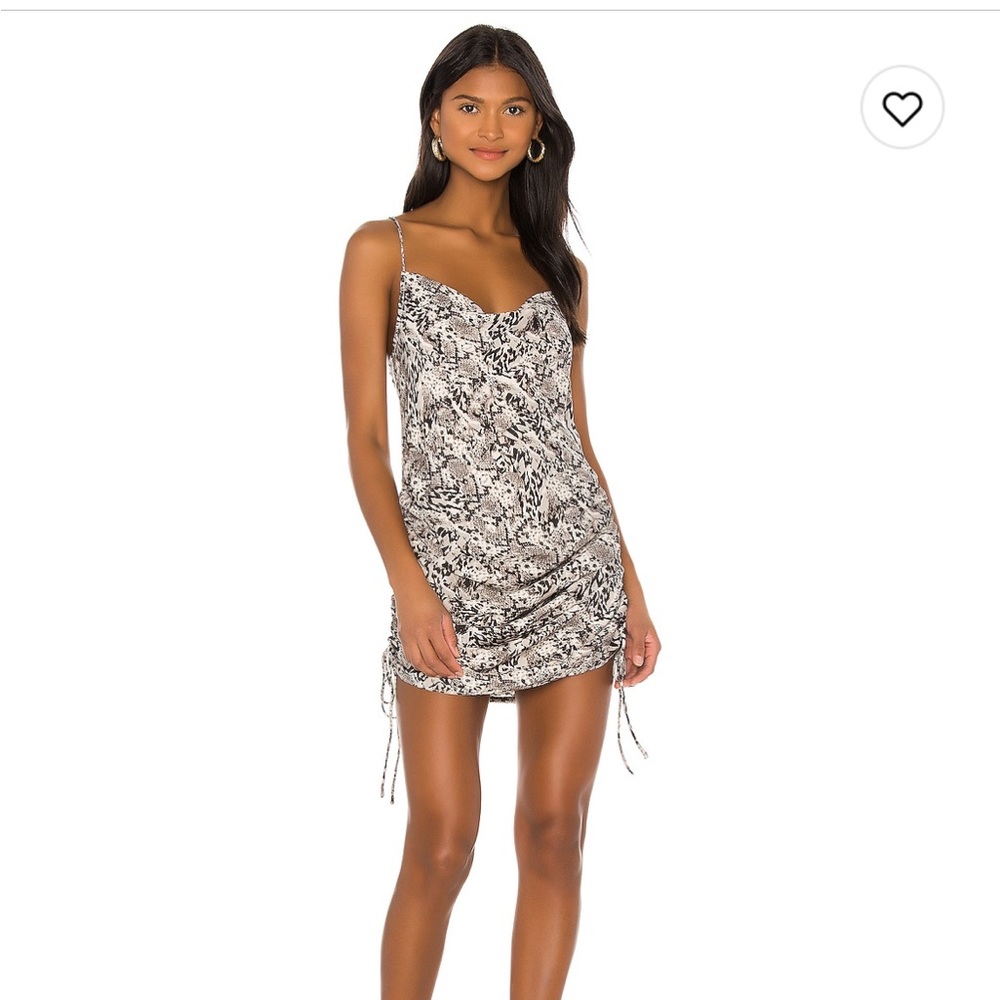 Free People Day To Night Printed Slip Dress